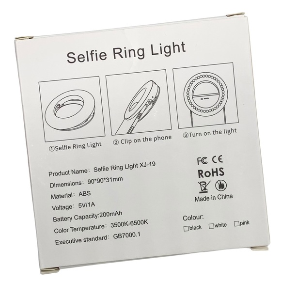3/$30 - NWT LED Selfi Ring Clip-On Light - Picture 6 of 14